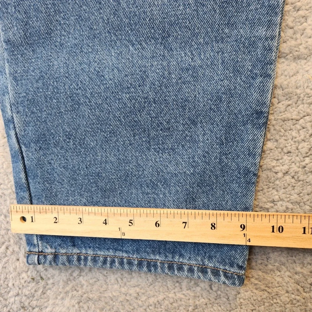 L.L.Bean Comfort Waist Flannel Lined Jeans Mens Size 40x29 Stonewashed Denim NWT
